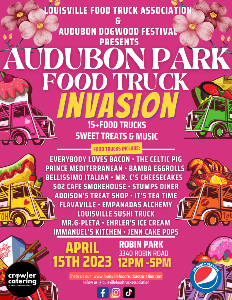 The LFTA’s neighborhood food truck celebrations begin in Audubon Park on April 15
