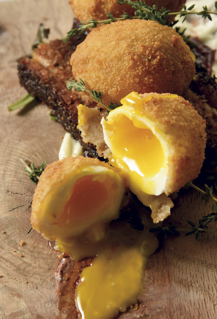 Scotch eggs from Game