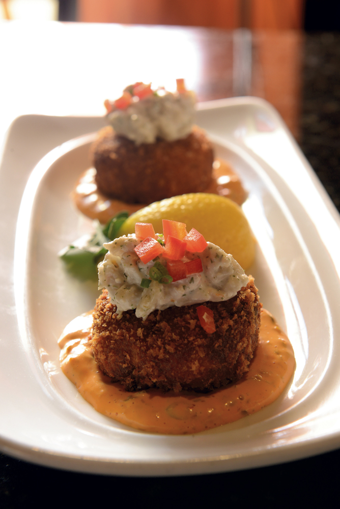 Equus's crab cakes— Corbett estimates his restaurant has served more than 750,000 of the dish since he opened.