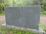 Memorial at the Creelsboro Natural Bridge