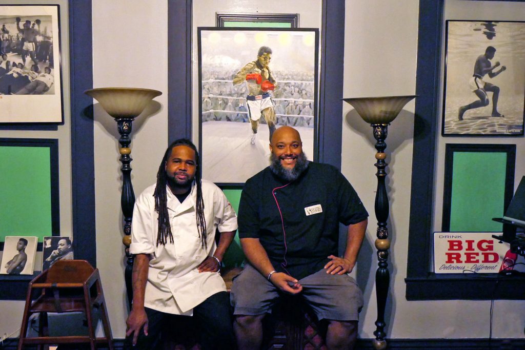 <div>Chef in a Box (Sept. 8 & 9): Four Pegs Smokehouse & Bar, with owner/chef Chris Williams and chef Kahlil Kennedy</div>
