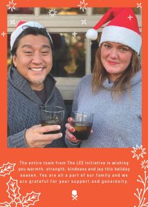 Happy Holidays from The LEE Initiative, featuring Brianna’s Holiday Egg Nog