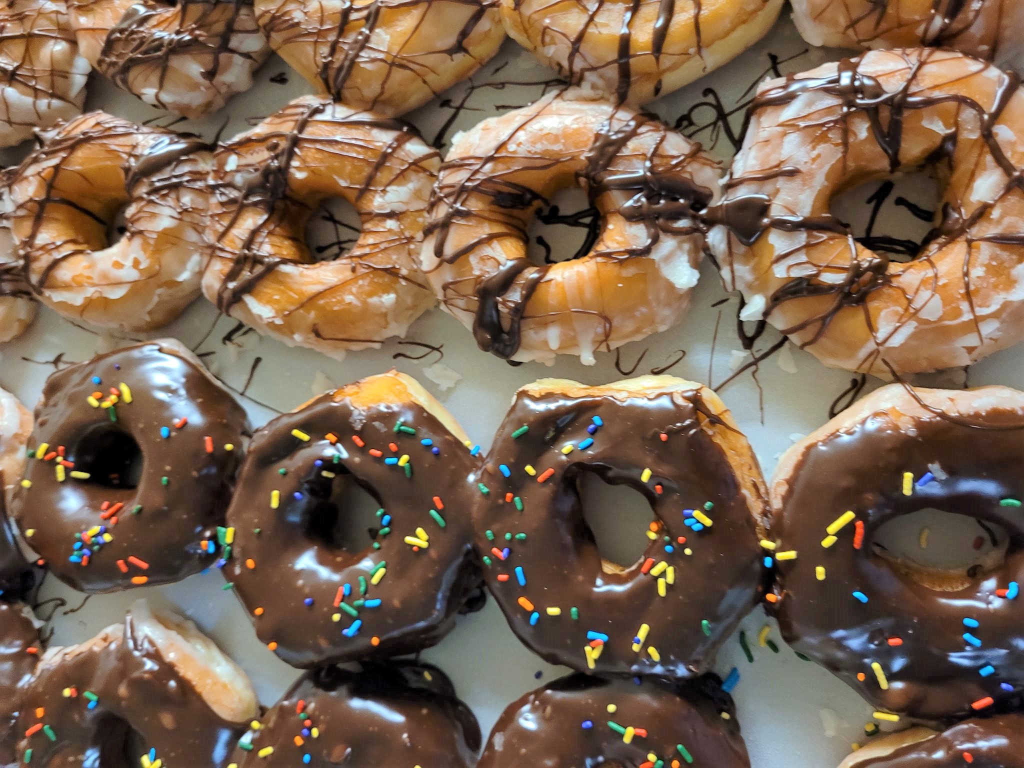 Honey Creme doughnuts are now available in downtown Louisville