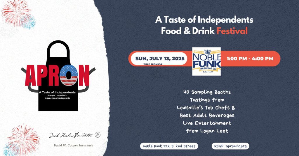 APRON Inc. presents A Taste of Independents (Sun., July 13)